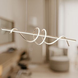 LAMPA WISZĄCA LED G065-CP Złota