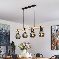 Lampa Wisząca APP1775-4CP WOOD GREY