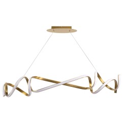 LAMPA WISZĄCA LED APP1777-CP ZŁOTA