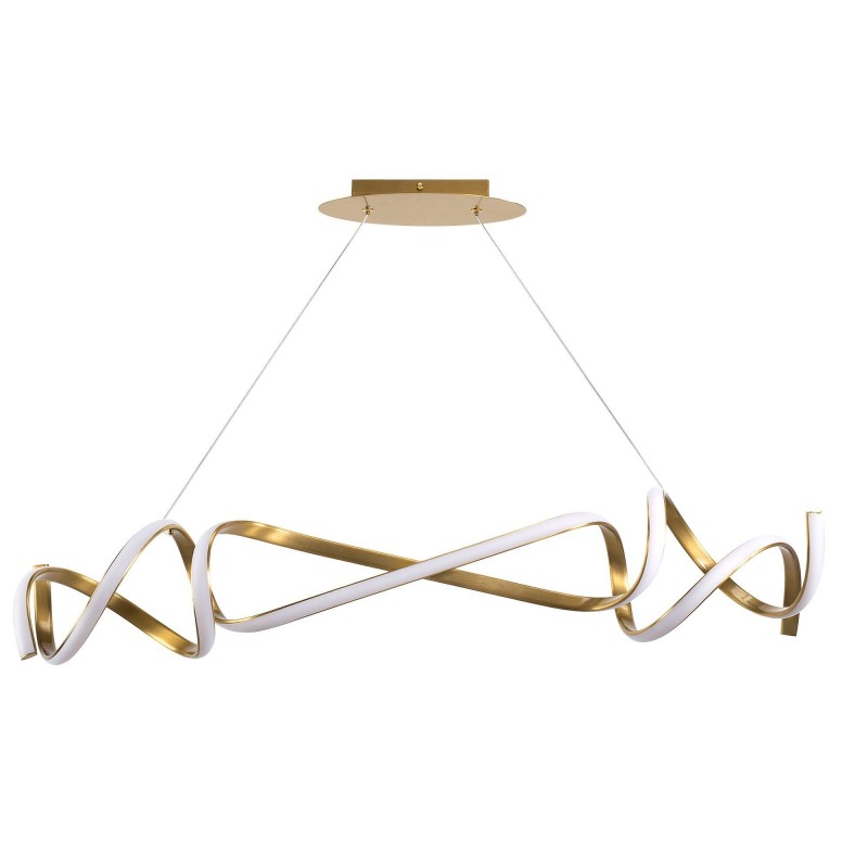 LAMPA WISZĄCA LED APP1777-CP ZŁOTA