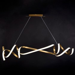 LAMPA WISZĄCA LED APP1777-CP ZŁOTA