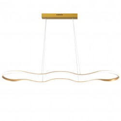 LAMPA SUFITOWA WISZĄCA LED LHJ027-CP 120cm Złota