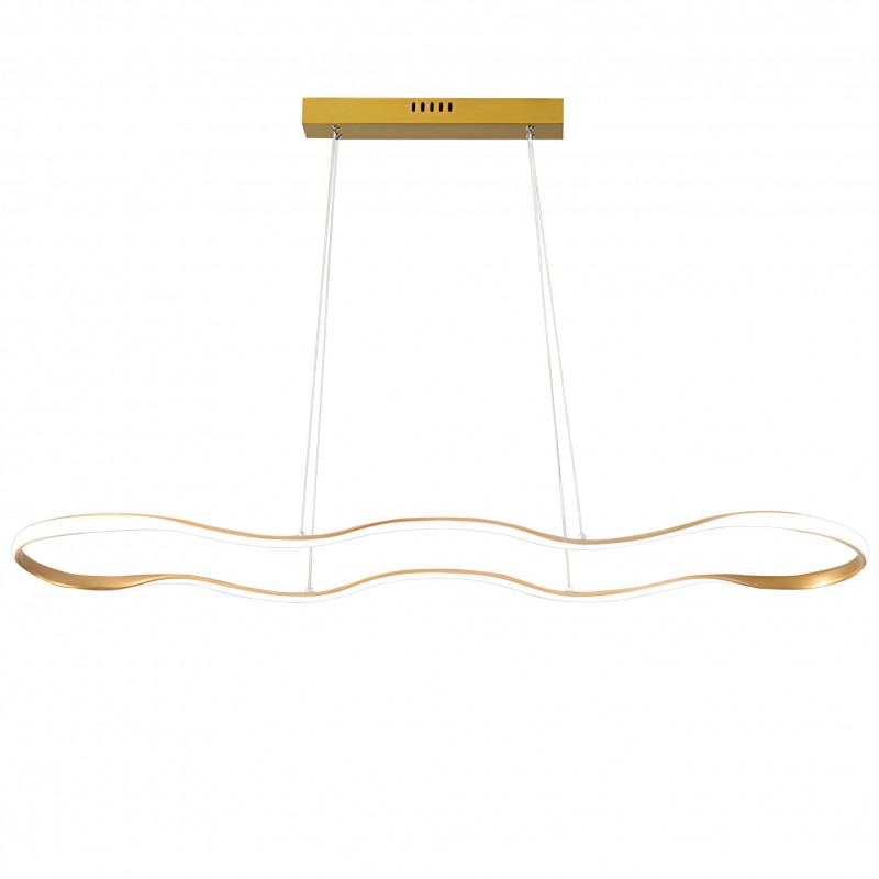 LAMPA SUFITOWA WISZĄCA LED LHJ027-CP 120cm Złota