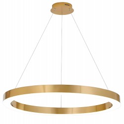 LAMPA WISZĄCA LED LHJ051-CP1 C ZŁOTA SZCZOTKOWANA