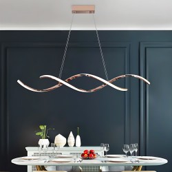 LAMPA WISZĄCA SUFITOWA LED LHJ021-CP JASNE RÓŻOWE ZŁOTO