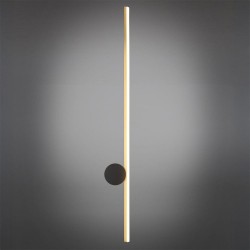 KINKIET ŚCIENNY LED LHJ062-W CZARNO ZŁOTY