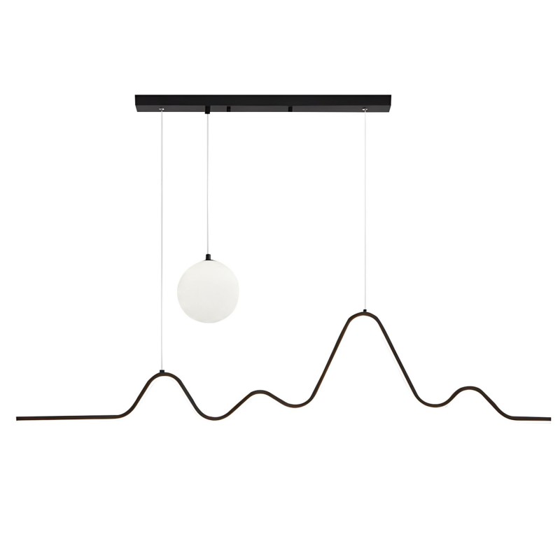 Lampa WISZĄCA LED LHJ033-CP 120 cm CZARNA