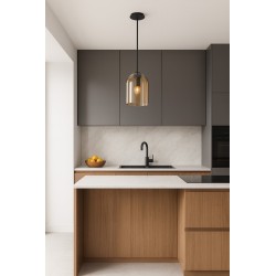 LAMPA WISZĄCA APP1704-1PC Amber