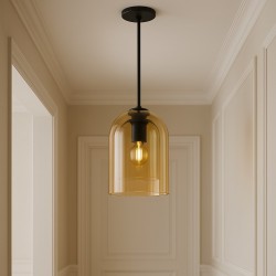 LAMPA WISZĄCA APP1704-1PC Amber
