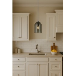 LAMPA WISZĄCA APP1705-1PC Szara