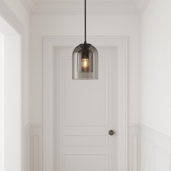 LAMPA WISZĄCA APP1705-1PC Szara