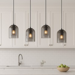 LAMPA WISZĄCA APP1705-1PC Szara