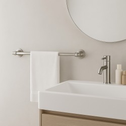 Wieszak łazienkowy jednoramienny 16101 Aristo Nikiel szczotkowany