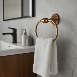 Wieszak łazienkowy RING 16101 Aristo Miedź Szczotkowana