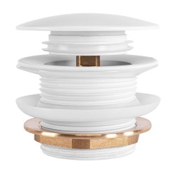 Korek wannowy uniwersalny Klik-Klak Rea Biały