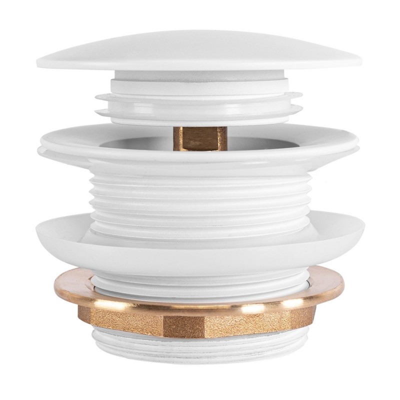 Korek wannowy uniwersalny Klik-Klak Rea Biały