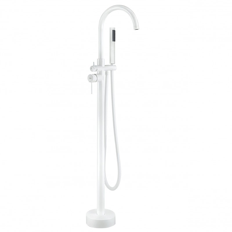 Bateria wannowa podłogowa Rea Lungo Biała