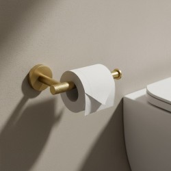 Uchwyt na papier toaletowy 5709 Galo Złoty Szczotkowany