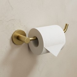 Uchwyt na papier toaletowy 5609 Leo Złoty Szczotkowany