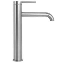 Bateria umywalkowa Rea Spot Nikiel Szczotkowany Wysoka