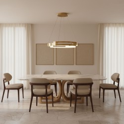 LAMPA SUFITOWA WISZĄCA G127-CP 50cm Złota