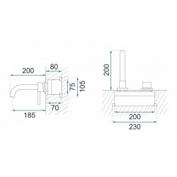 Bateria Podtynkowa REA LUNGO Tytan Długa + BOX