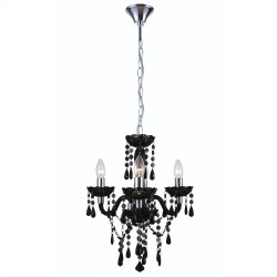 LAMPA SUFITOWA WISZĄCA EBT005-3CP CZARNA