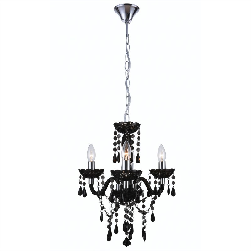 LAMPA SUFITOWA WISZĄCA EBT005-3CP CZARNA