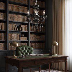 LAMPA SUFITOWA WISZĄCA EBT005-3CP CZARNA