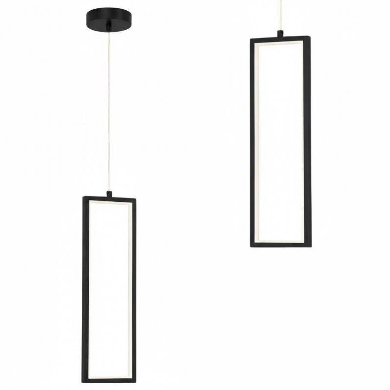 LAMPA SUFITOWA WISZĄCA LED LHJ083-1CP CZARNA