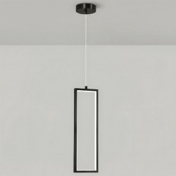 LAMPA SUFITOWA WISZĄCA LED LHJ083-1CP CZARNA