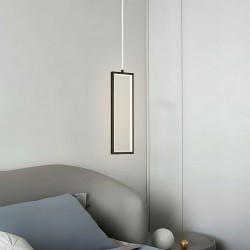 LAMPA SUFITOWA WISZĄCA LED LHJ083-1CP CZARNA