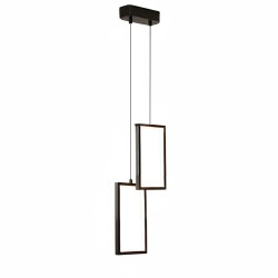 LAMPA SUFITOWA WISZĄCA LED LHJ085-2CP CZARNA