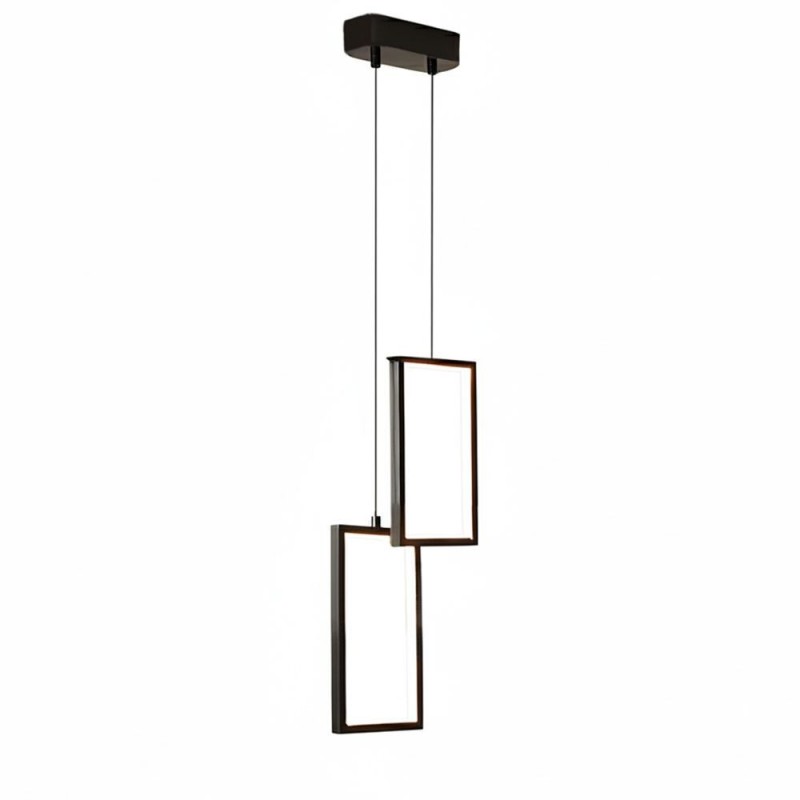 LAMPA SUFITOWA WISZĄCA LED LHJ085-2CP CZARNA