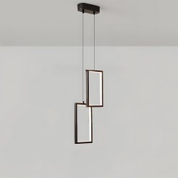 LAMPA SUFITOWA WISZĄCA LED LHJ085-2CP CZARNA