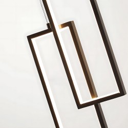 LAMPA SUFITOWA WISZĄCA LED LHJ085-2CP CZARNA