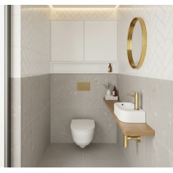 Umywalka nablatowa / ścienna Rea Odetta