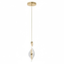 LAMPA SUFITOWA WISZĄCA LED G120-CP GOLD