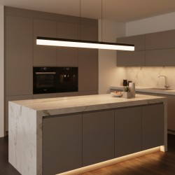 Lampa wisząca LED APP1692-CP 120 cm Czarna