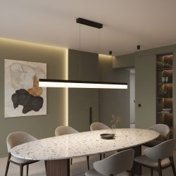 Lampa wisząca LED APP1692-CP 120 cm Czarna