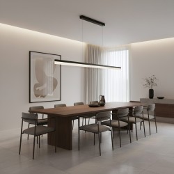 Lampa wisząca LED APP1695-CP 200 cm Czarna