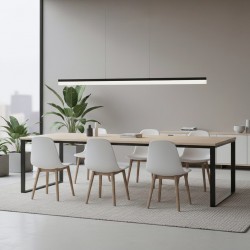 Lampa wisząca LED APP1695-CP 200 cm Czarna