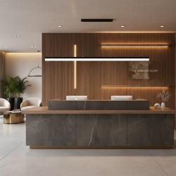 Lampa wisząca LED APP1695-CP 200 cm Czarna