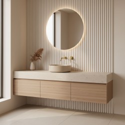 Bateria Umywalkowa Podtynkowa Rea Clif Złota Szczotkowana