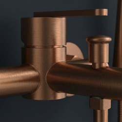 Bateria wannowa REA Ontario Miedź Szczotkowana