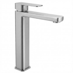 Bateria umywalkowa Rea Arlo Nikiel Szczotkowany Wysoka