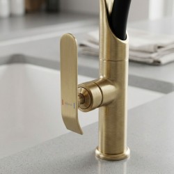 Bateria kuchenna Rea Castor Złota Szczotkowana