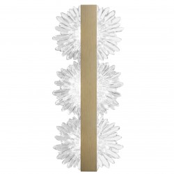 KINKIET ŚCIENNY LED G149-3W GOLD ZŁOTY SZCZOTKOWANY