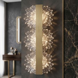 KINKIET ŚCIENNY LED G149-3W GOLD ZŁOTY SZCZOTKOWANY