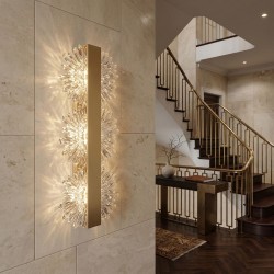 KINKIET ŚCIENNY LED G149-3W GOLD ZŁOTY SZCZOTKOWANY